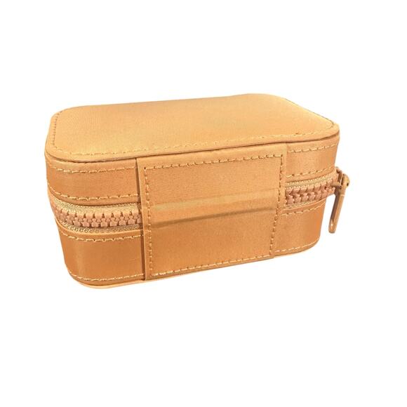 Dagne Dover Small Travel Case Women's Compact Organizer Peach Orange Neoprene - Picture 4 of 9